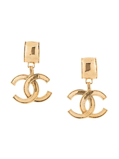 chanel cage earrings|Chanel earrings size guide.